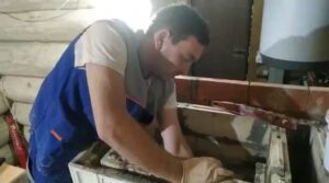 Банная печь в изразцах - 6