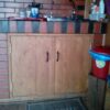 Мангал из кирпича, столешница