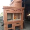 Мангал из кирпича казанница