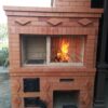 Мангал из кирпича общий вид
