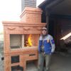 Мангал из кирпича, печник