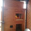 Мангал из кирпича с русской печью