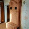 Печь из кирпича сидушка